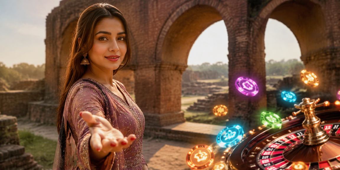 বোগুরায় রুলেট গেম টেবিলে মনোযোগী বাংলাদেশি খেলোয়াড়