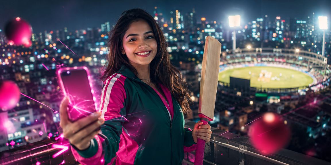 রংপুরে একজন বাংলাদেশি মডেল মোবাইলে ক্রিকেট বেটিং উপভোগ করছেন